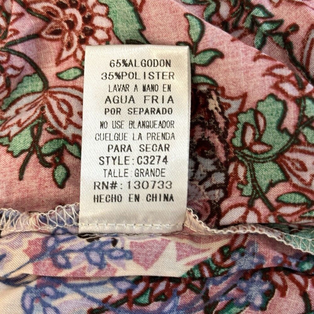 Floral Patchwork Boho Top - Picture 14 of 14